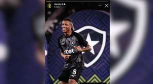 A reação da diretoria do Botafogo com a publicação feita por Danilo