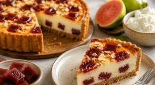 Torta de ricota com goiabada: uma sobremesa equilibrada e cheia de sabor