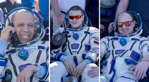 Astronauta da Nasa e dois cosmonautas russos retornam à Terra após 241 dias no espaço