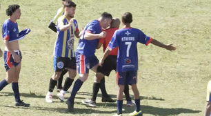Árbitro é agredido com cabeçada e passará por cirurgia após expulsão em jogo de várzea no interior de SP