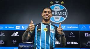 "Não pensei duas vezes": após gol na estreia, Diego Caito é apresentado oficialmente no Grêmio