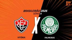 Vitória x Palmeiras: onde assistir, escalações e arbitragem