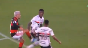 Vídeo: VAR ignora pênalti para o Flamengo no jogo contra o São Paulo