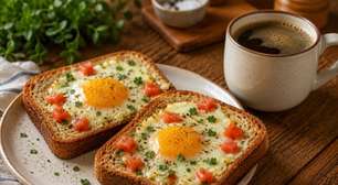 Pão com ovo na airfryer: café da manhã saudável, rápido e pronto em poucos minutos