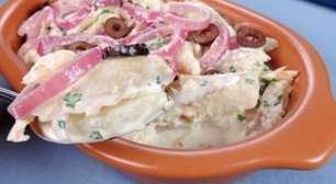 Bacalhoada cremosa com requeijão: receita prática e deliciosa