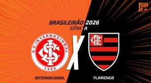 Internacional x Flamengo, AO VIVO, com a Voz do Esporte, às 18h