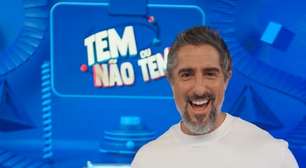 Celso Portiolli brinca após liderar enquete sobre apresentadores de TV no "Caldeirão com Mion"