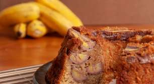 Bolo de banana fit sem farinha e fácil de preparar:saiba como fazer agora mesmo