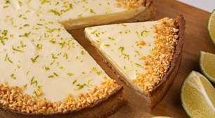 Torta de limão sem forno: sobremesa saudável, cremosa e perfeita para dias quentes