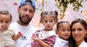 Bolo duplo de 2 andares, flores comestíveis e muito luxo: os detalhes que ninguém contou sobre a festa conjunta de Mel e Helena, filhas de Neymar com Bruna Biancardi e Amanda Kimberlly