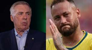 Carlo Ancelotti é sincero ao falar sobre Copa do Mundo e cita Neymar: 'Termina'