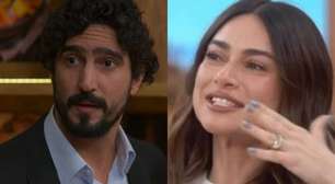 Renato Góes surge com os filhos no 'Encontro' e deixa Thaila Ayala aos prantos: 'Mamãe'