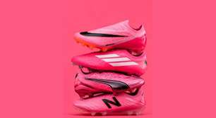 Adidas se desculpa por "acidente" em domínio de chuteiras rosas na Copa