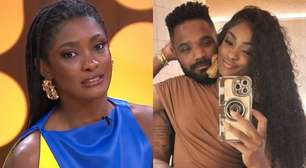 Erika Januza faz desabafo ao vivo na TV após término com Arlindinho: 'Ferindo o seu inegociável'