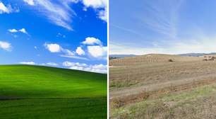 Colina de foto clássica do Windows XP aparece seca e irreconhecível após 30 anos