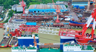 O novo monstro naval da China tem uma missão estranha: afundar antes de começar a trabalhar