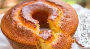 Nem farinha de trigo, nem fermento: bolo de apenas 3 ingredientes é fácil de fazer e fica uma delícia com o café da tarde