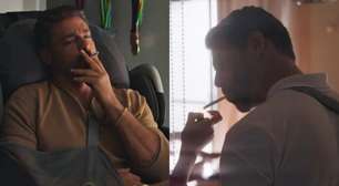 Cigarro de alface? Cauã Reymond faz revelação sobre fumar em série: 'Muita tosse'