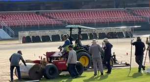 São Paulo inicia instalação de novo gramado do Morumbis com foco em drenagem