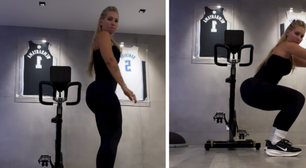 Virginia monta treino de glúteos inspirado em Gracyanne com ajuda de IA