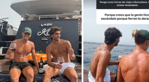 Jogador da Espanha rebate críticas por fotos com colega de clube: 'Não tenho medo de demonstrar carinho'