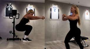 Virginia monta treino de glúteos inspirado em Gracyanne com ajuda de IA: 'Vontade absurda de treinar'