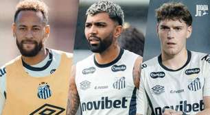 Cuca busca encaixar trio com Neymar, Gabigol e Rollheiser no Santos