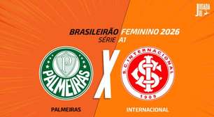 Palmeiras x Internacional (Feminino): onde assistir, escalações e arbitragem