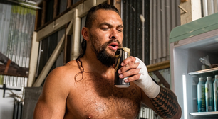 Jason Momoa, hoje aos 47 anos, o Blanka de 'Street Fighter' e eterno 'Aquaman': 'Minha mãe sempre tomava cervejas de qualidade. Ela acabou me criando bebendo as melhores'