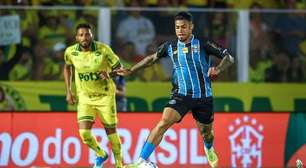 Amuzu marca, e Grêmio arranca empate com o Mirassol