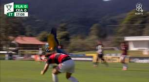 Pássaro ataca jogador do Flamengo durante partida; assista