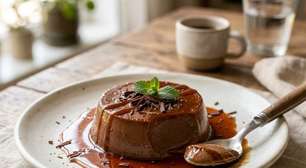 Flan de chocolate fit: sobremesa cremosa e fácil para adoçar o dia com equilíbrio