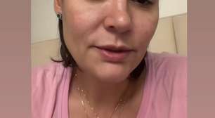 Michelle Bolsonaro surge abatida em vídeo, explica problema de saúde e cita Flávio Bolsonaro