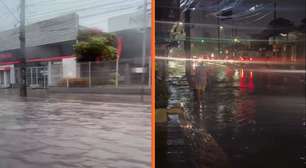 Grande Recife tem chuva acima de 100 mm em 24 horas; ruas amanhecem alagadas
