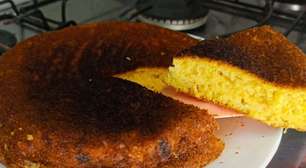 Pamonha de frigideira feita com milho de latinha em poucos minutos, simplesmente deliciosa
