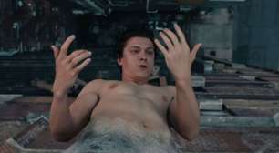 Tom Holland revela que ficou desidratado para cena sem camisa em 'Homem-Aranha: Um Novo Dia'
