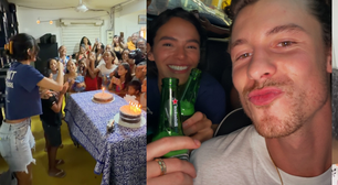 'Você mudou minha vida': Shawn Mendes faz 1ª declaração pública para Bruna Marquezine e mostra aniversário da atriz em ação social com crianças no Rio