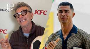 Cristiano Ronaldo passa a seguir Craque Neto, e apresentador "tira onda" ao vivo; vídeo
