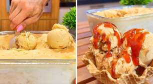 Sorvete com 2 ingredientes super refrescante, cremoso e econômico, que a família toda vai amar