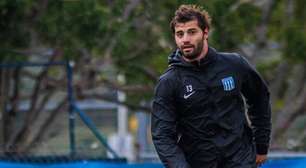 Perto do Vasco, Santiago Sosa treina em separado no Racing