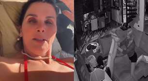 Luiza Ambiel desmaia, é socorrida pela filha e revela o motivo; assista