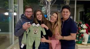 Veja a reação de César Filho e da esposa famosa ao descobrirem que já são avós