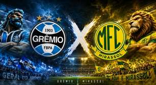 Grêmio x Mirassol: onde assistir ao vivo, horário e quem apita esse confronto
