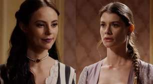 'Além do Tempo': Lívia se cansa das provocações e agride Melissa