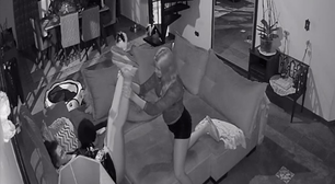 Luiza Ambiel desmaia em casa e é socorrida pela filha; assista ao vídeo