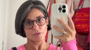 Atriz Priscila Sol ironiza críticas por não usar sutiã: 'Normalizem o farol aceso'