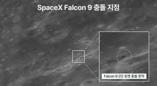 Nasa revela o tamanho do buraco deixado por foguete da SpaceX na Lua e Coreia do Sul divulga imagens inéditas do impacto