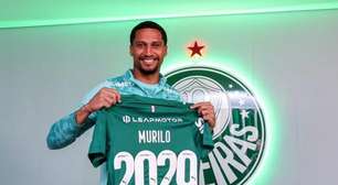 Murilo celebra renovação com o Palmeiras: "Me sinto um jogador realizado"
