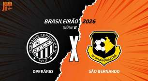 Operário-PR x São Bernardo: onde assistir, escalações e arbitragem