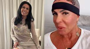 Gretchen atualiza recuperação após transplante capilar: 'Olha como estou bem'